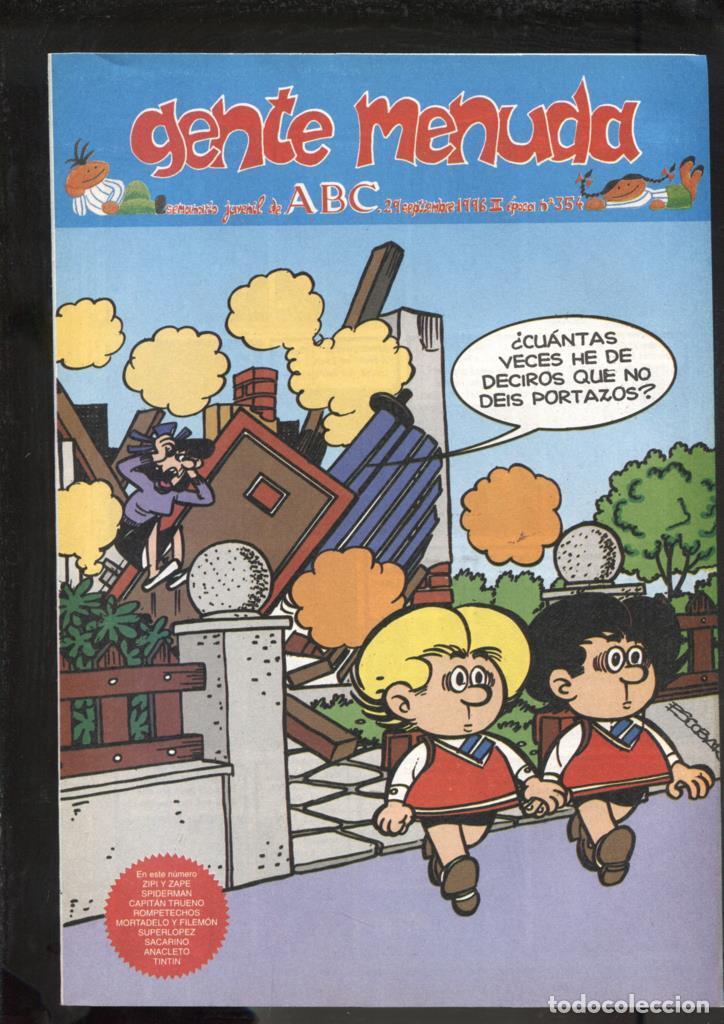 Comics: Gente Menuda seminario juvenil de ABC numero 354: El Capitan Trueno: A sangre y fuego, episodio - Va