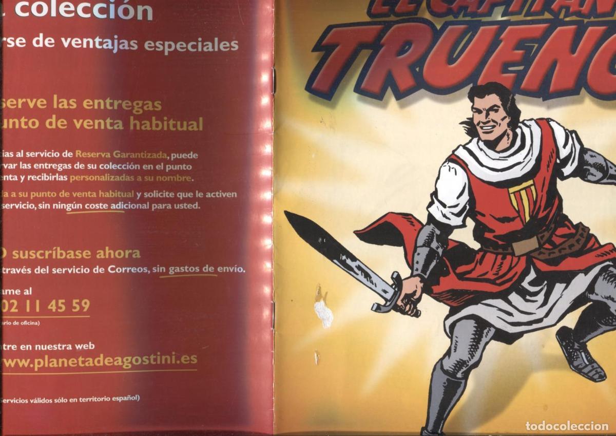 Comics: Folleto propaganda editorial de Las Aventuras de El Capitan Trueno de Planeta