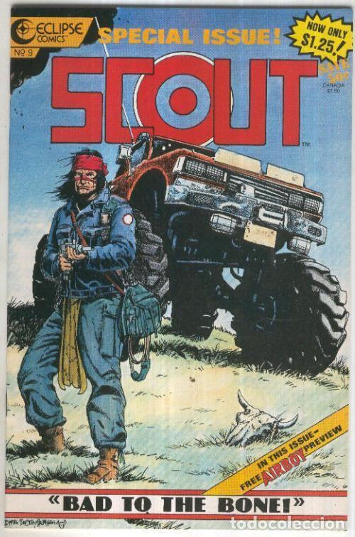 Comics: SCOUT Vol.1, No. 09: Bad to the Bone, Part.1 (Eclipse 1985-1987) - Timothy Truman