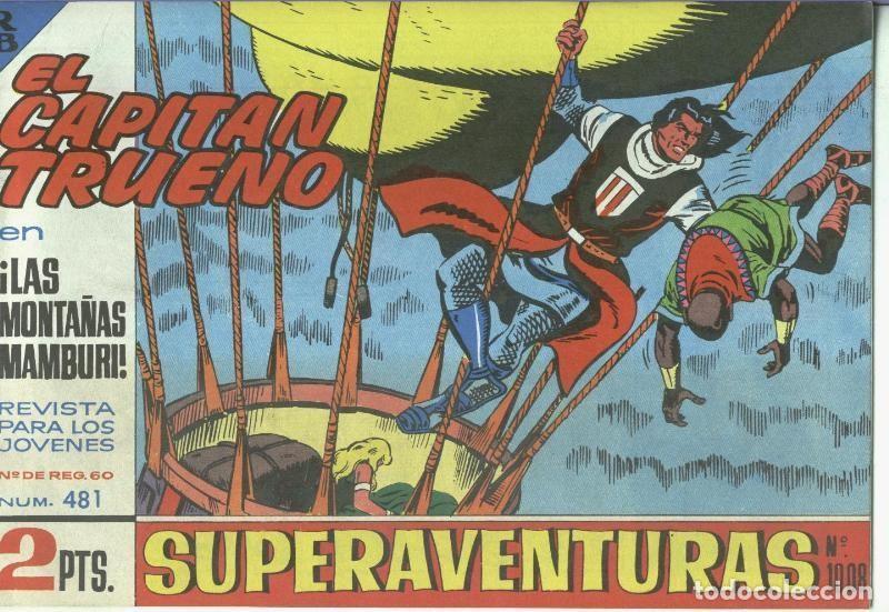 Comics: El Capitan trueno facsimil numero 481: Las monta&ntilde;as Mamburi - Varios