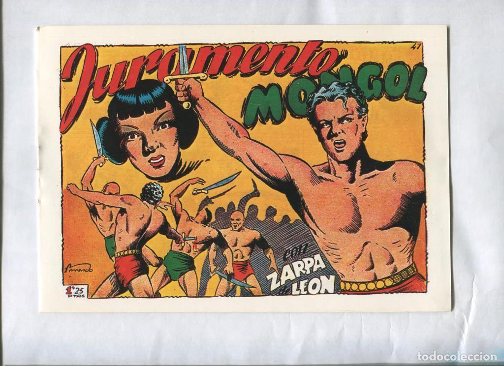 Fumetti: Facsimil: Zarpa de Leon numero 47: Juramento mongol - Ferrando