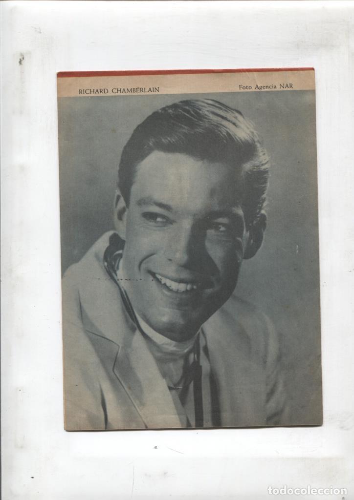 Comics: Mary Noticias numero 195: trasera foto de Richard Chamberlain - Roy Mark-Carmen barbara