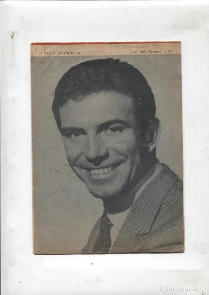 Comics: Mary Noticias numero 221: trasera foto de Tony Franciosa - Roy Mark-Carmen barbara