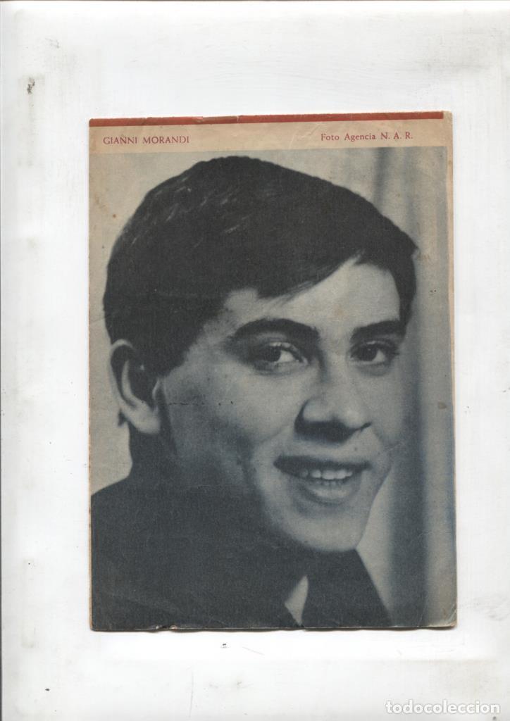 C&oacute;mics: Mary Noticias numero 256: trasera foto de Gianni Morandi - Roy Mark-Carmen barbara