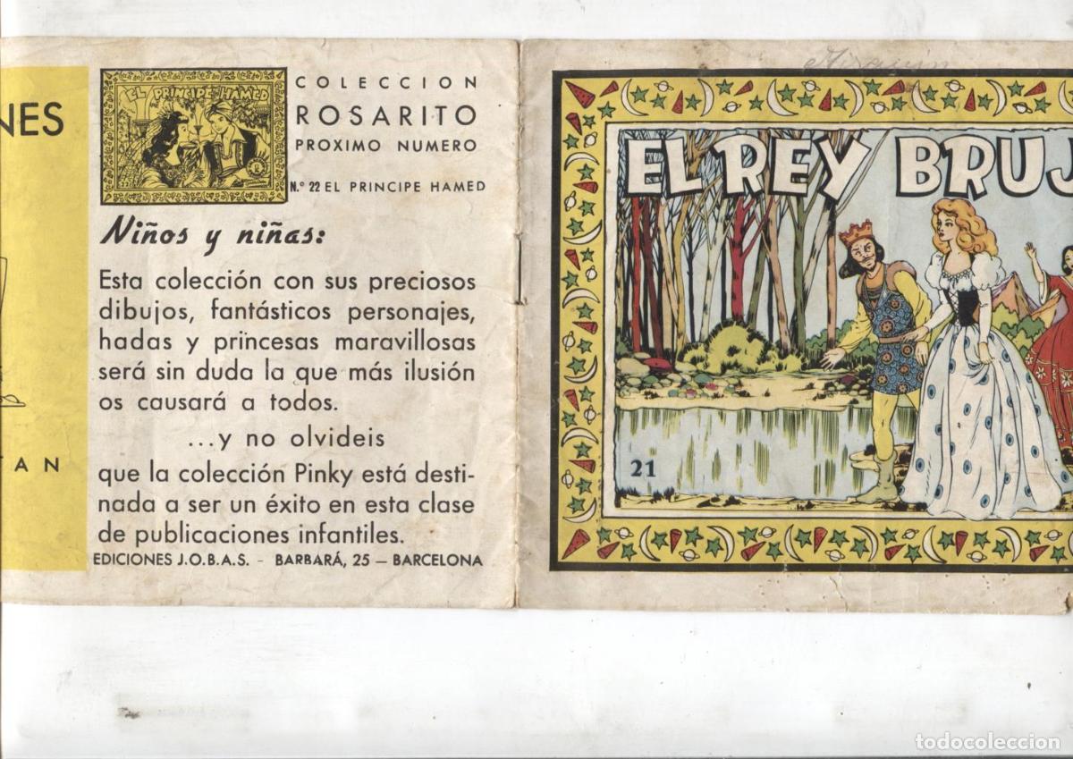 C&oacute;mics: Coleccion Rosarito numero 21: El rey brujo - Carmen Barbara