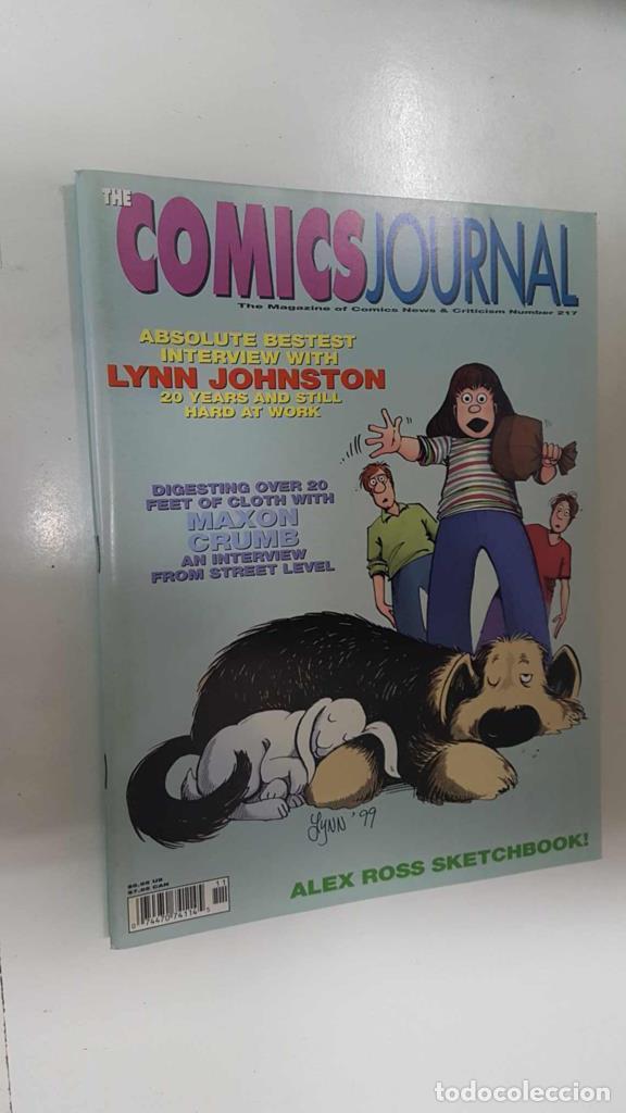 Comics: Magazine: The Comics Journal number 217, nov 1999. Alex Ross Sketchbook, interview Lynn Johnston and