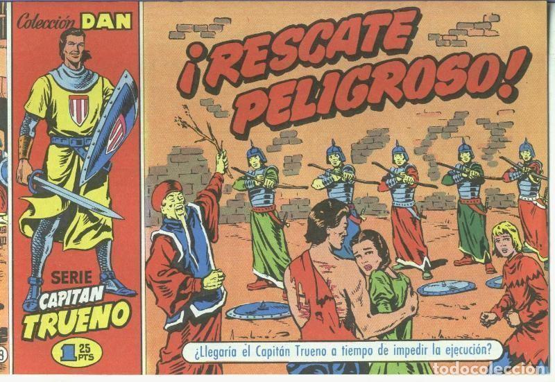 Comics: El Capitan Trueno facsimil El Periodico numero 018: Rescate peligroso - Ambros