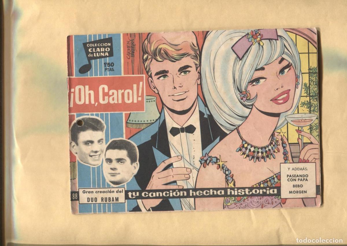 Comics: Claro de Luna numero 098: Oh, Carol del Duo Ruban (numerado 3 en trasera) - Duo Rubam-Carmen barbara