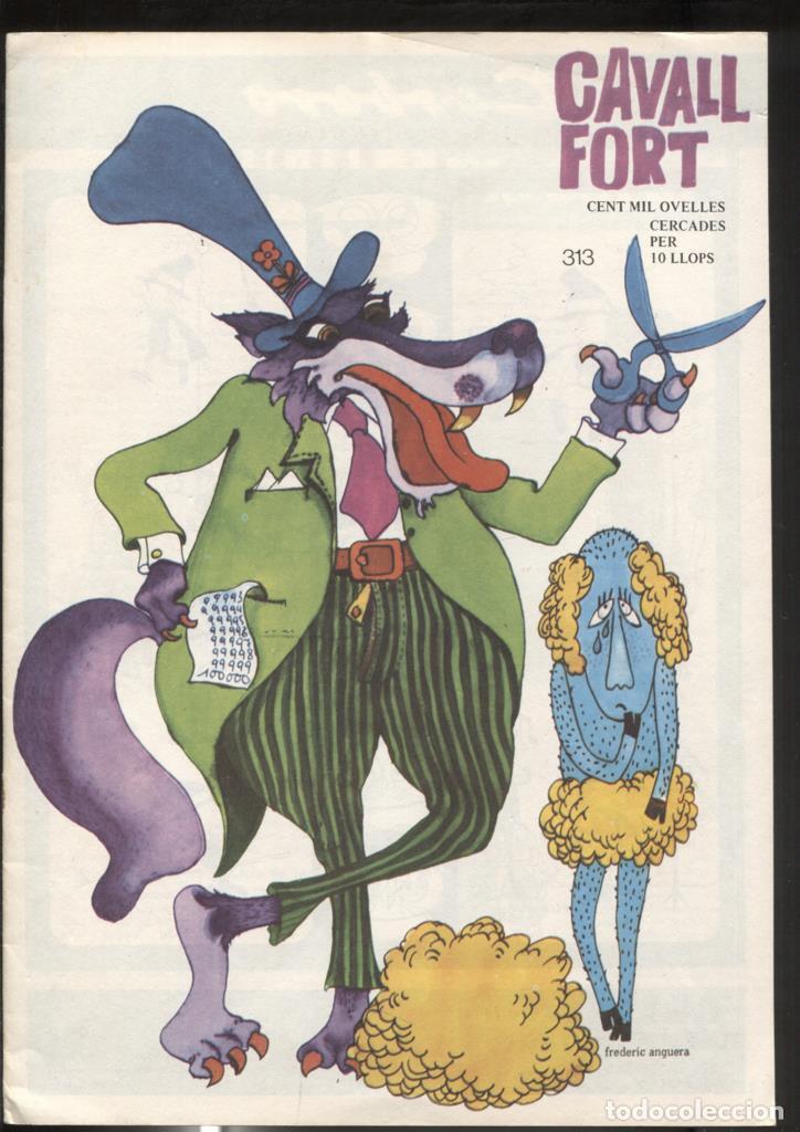 Comics: Cavall Fort numero 313: Barrufets, El cavaller Crispi, Les locomotores de l'espai - Varios