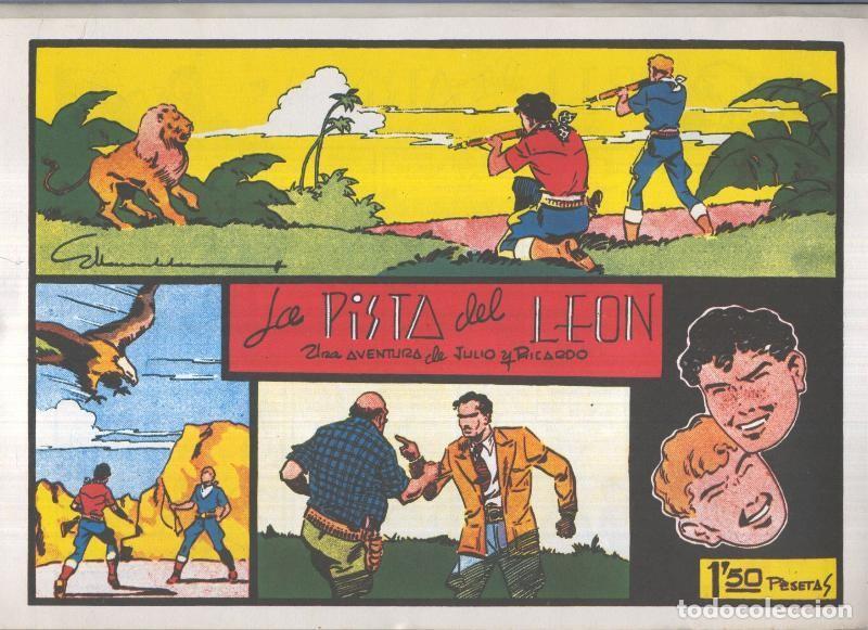 C&oacute;mics: Facsimil Julio y Ricardo: La pista del leon - Marculeta - Foto 1