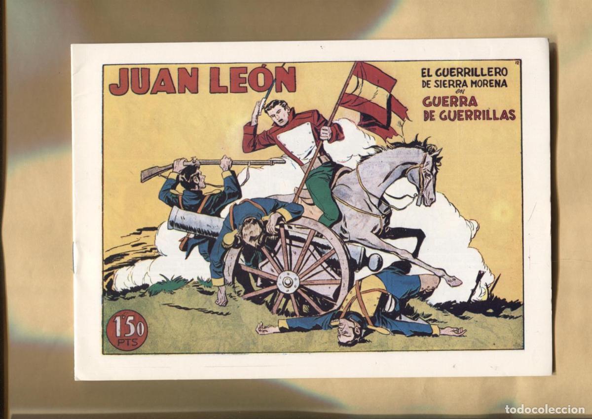 C&oacute;mics: Facsimil: Juan Leon el guerrillero de sierra morena numero 12 - Juan Grau