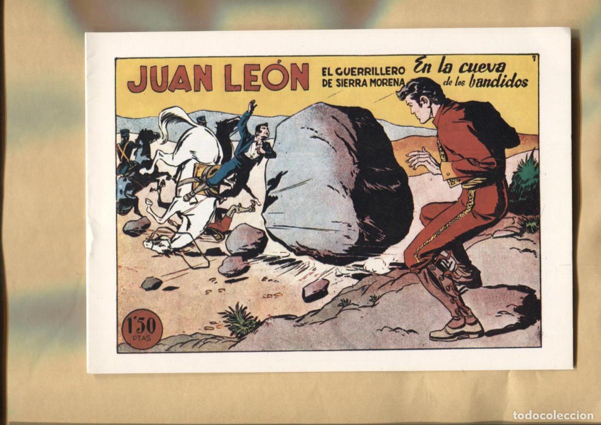 Comics : Facsimil: Juan Leon el guerrillero de sierra morena numero 07 - Juan Grau