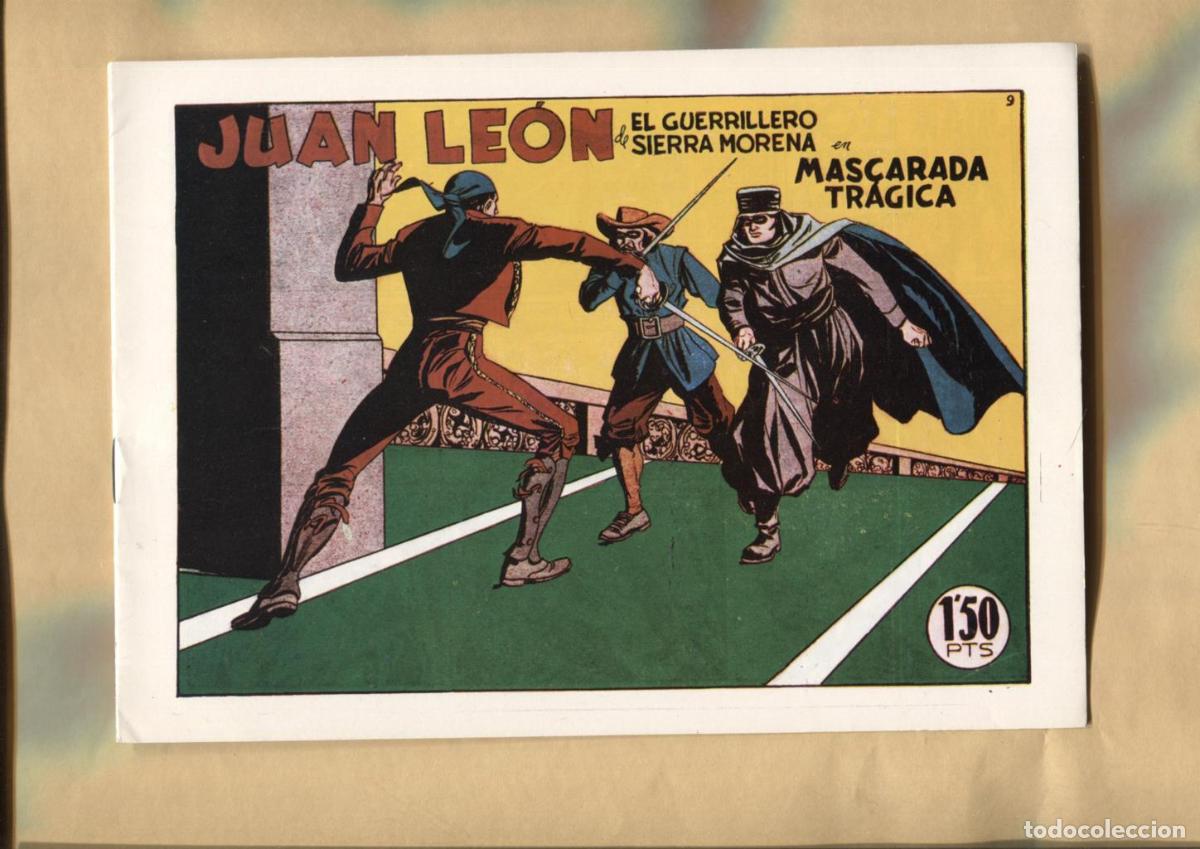 C&oacute;mics: Facsimil: Juan Leon el guerrillero de sierra morena numero 09 - Juan Grau