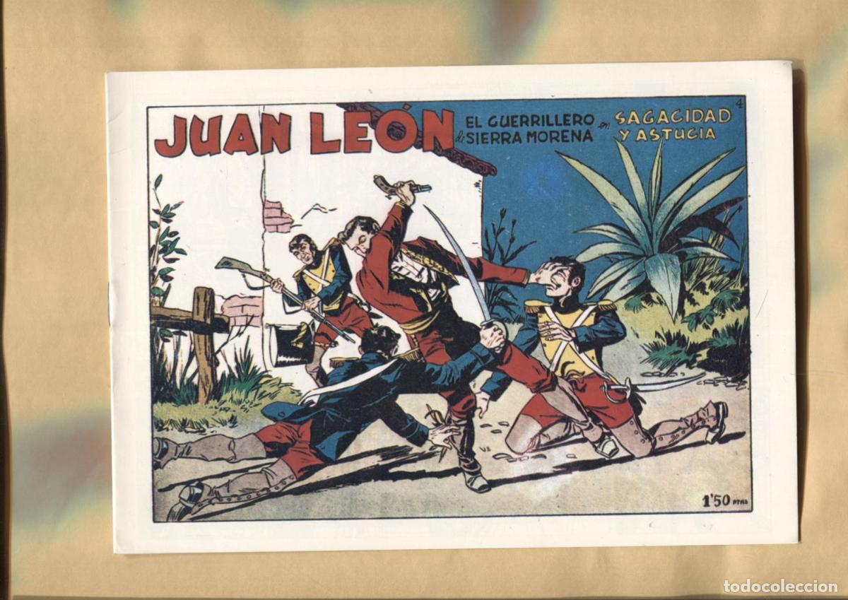 C&oacute;mics: Facsimil: Juan Leon el guerrillero de sierra morena numero 04 - Juan Grau