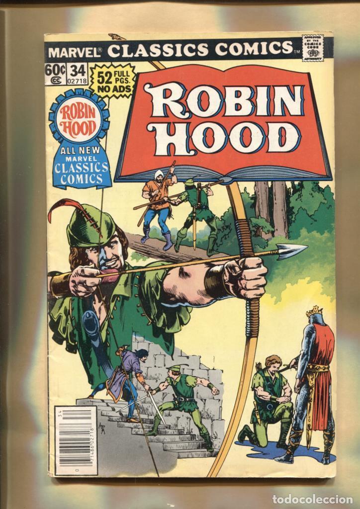 Comics: Marvel Classics Comics numero 34: Robin Hood - Rudy Mesina-Alfredo Alcala