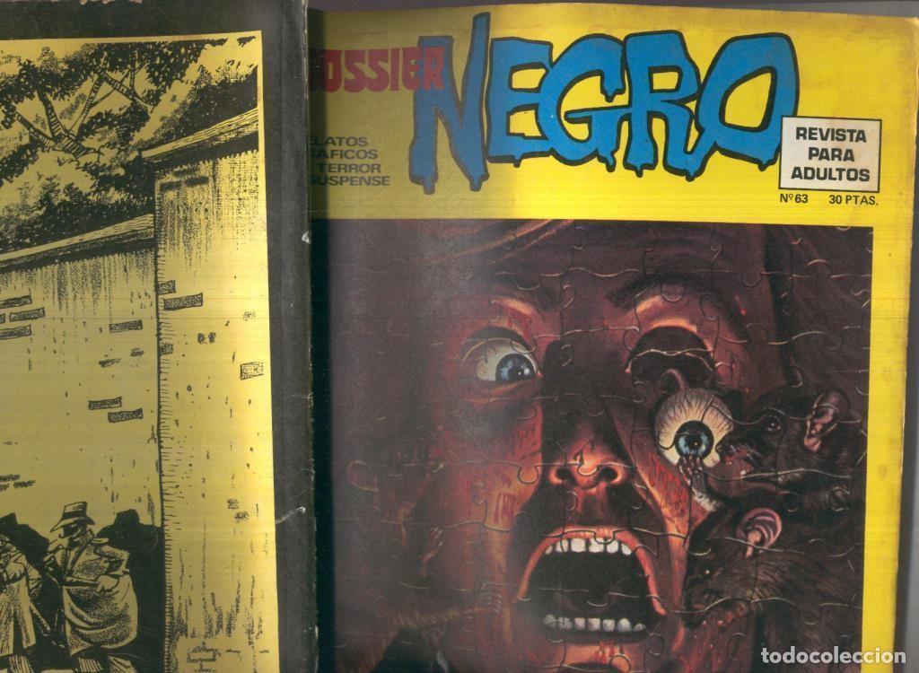 C&oacute;mics: Dossier Negro numero 063 (numerado 1 en primera hoja interior) - varios