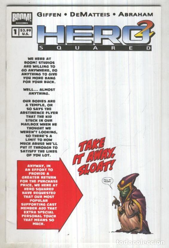 Comics: HERO SQUARED, Vol.1 No.01: Getting to Know You (Boom 2005) - Keith Giffen