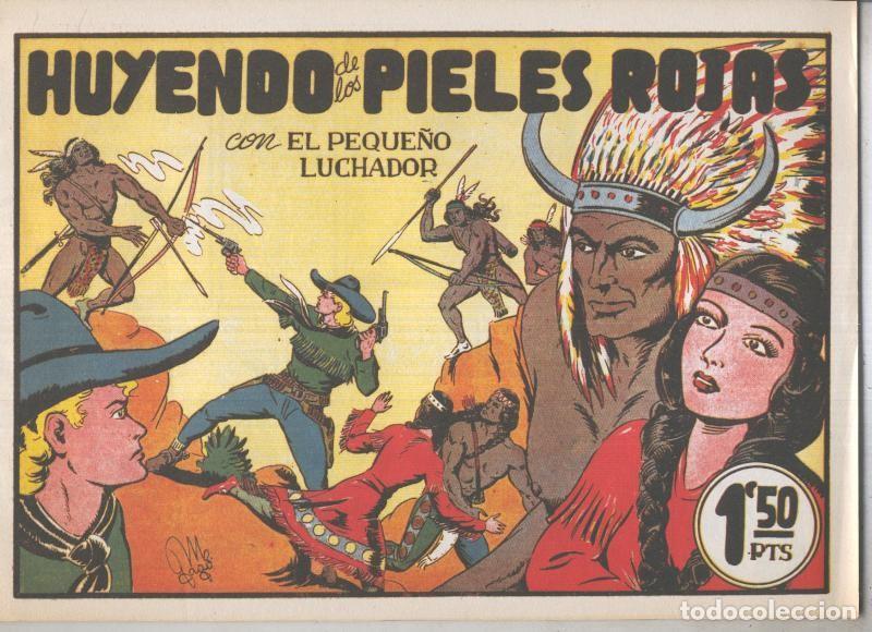 C&oacute;mics: El Peque&ntilde;o Luchador facsimil numero 011: Huyendo de los pieles rojas - Manuel Gago
