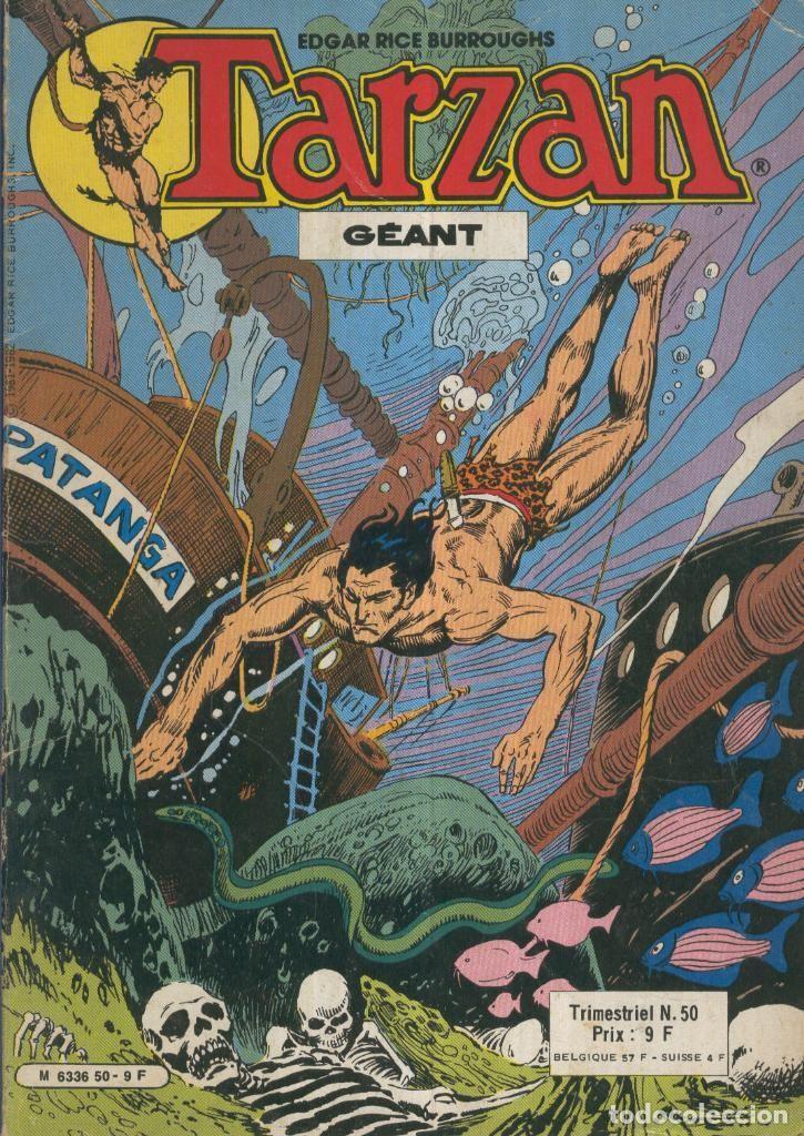 C&oacute;mics: TARZAN GEANT (4a Serie Sagedition): Numero 50: La corne d,argent - VARIOS - Foto 1