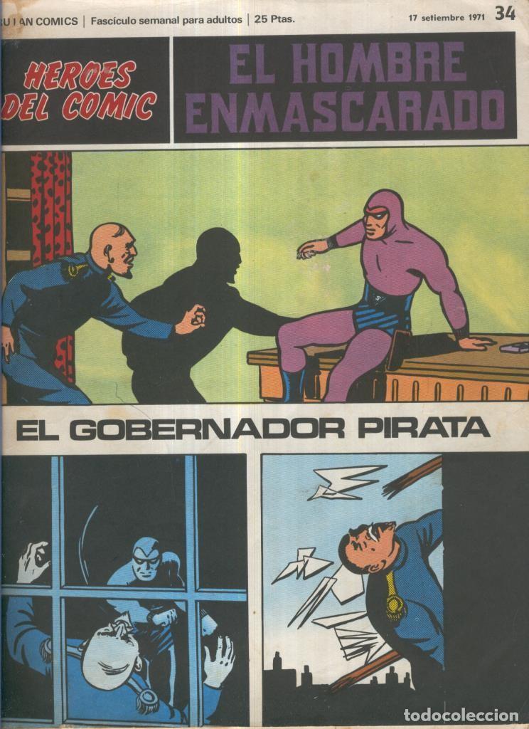Comics: El hombre enmascarado de Burulan numero 34: El gobernador pirata - Lee Falk - Ray Moore - Wilson McC