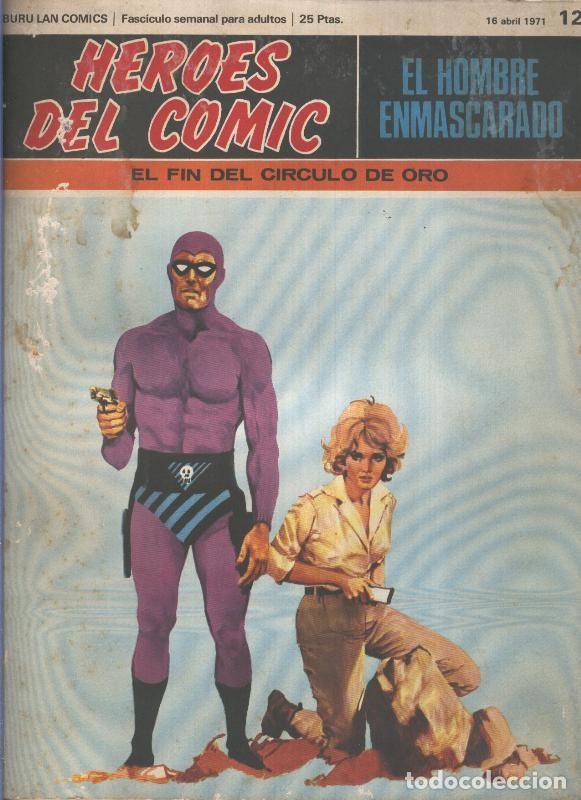 Comics: El Hombre Enmascarado numero 12: El fin del circulo de oro (numerado 3 en trasera) - Varios