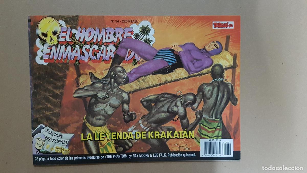 Comics: Ediciones B: El hombre enmascarado numero 34: La leyenda de Krakatan - Lee Falk