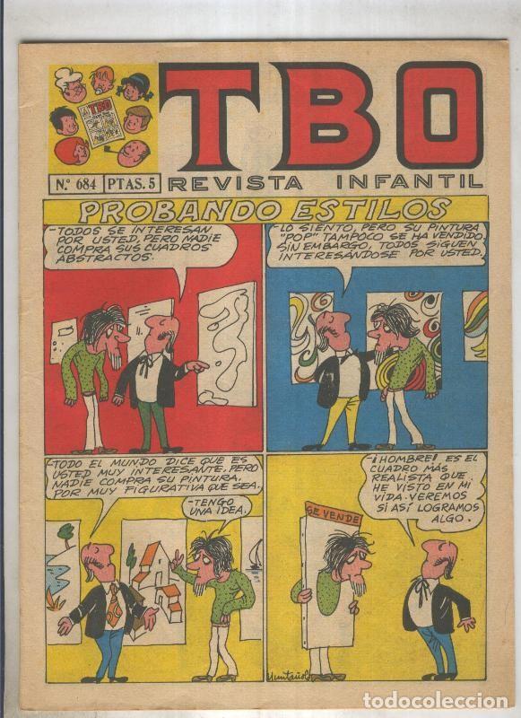 Comics: TBO numero 684: Probando estilos (Munta&ntilde;ola), (numerado 1 en trasera) - Varios