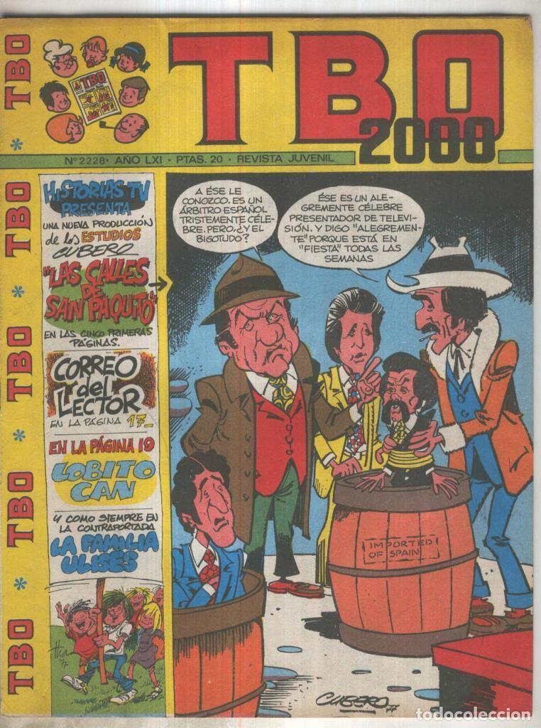 Fumetti: TBO 2000 numero 2228: Historias TV por Cubero - varios