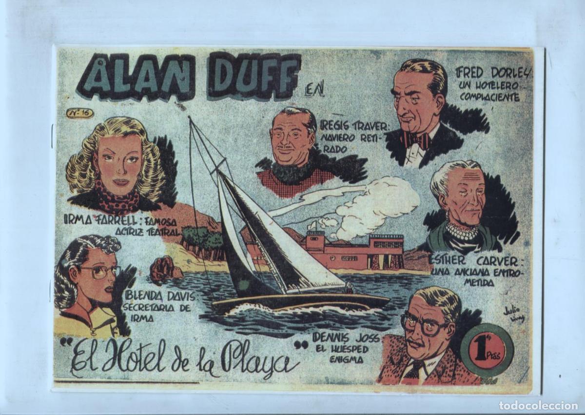 C&oacute;mics: Facsimil: Alan Duff numero 16: El hotel de la playa - Julio Vivas - Foto 1