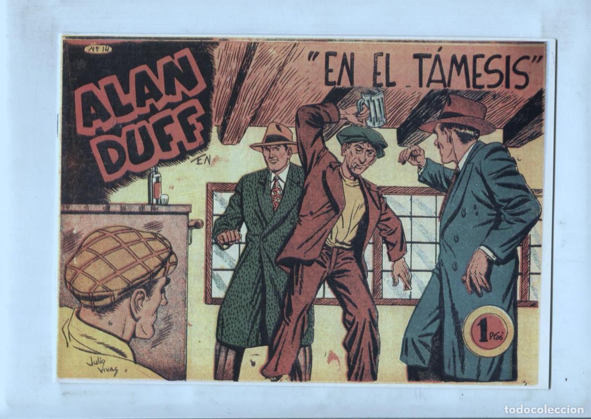 C&oacute;mics: Facsimil: Alan Duff numero 14: En el Tamesis - Julio Vivas - Foto 1