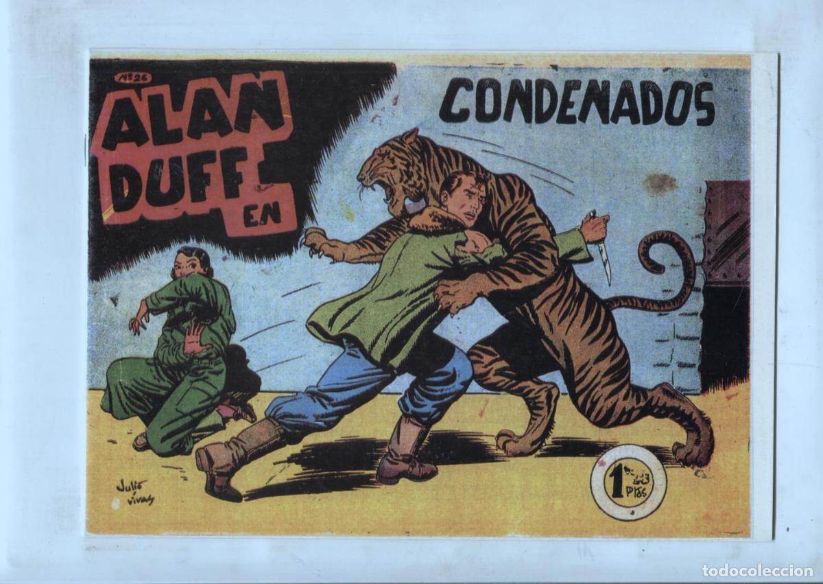 C&oacute;mics: Facsimil: Alan Duff numero 26: Condenados - Julio Vivas - Foto 1