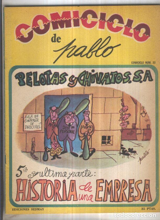 Fumetti: Comiciclo de Pablo numero 22: Pelotas y chivatos - Pablo