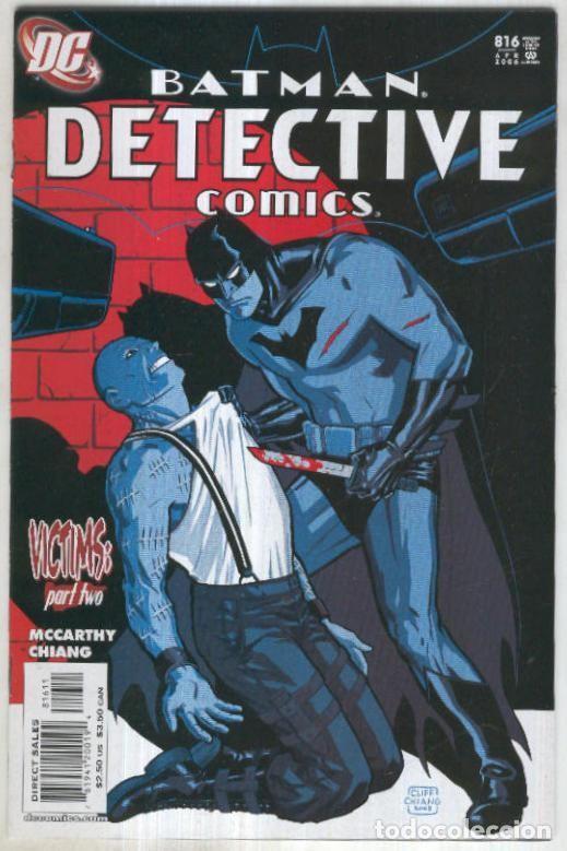 C&oacute;mics: DETECTIVE COMICS Vol.1 No.816: BATMAN - Victims 2 - Shane McCarthy - Foto 1