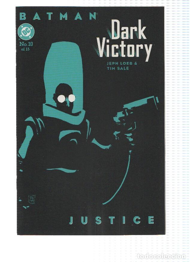 C&oacute;mics: BATMAN: DARK VICTORY, Volume 1 Numero 10: Justice (DC Comics) - Jeph Loeb - Foto 1