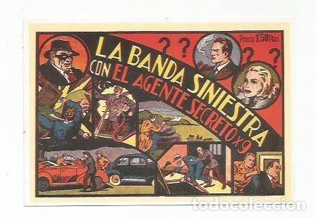 C&oacute;mics: Ficha tebeo 6095: La Banda Siniestra con el agente X-9 - Varios