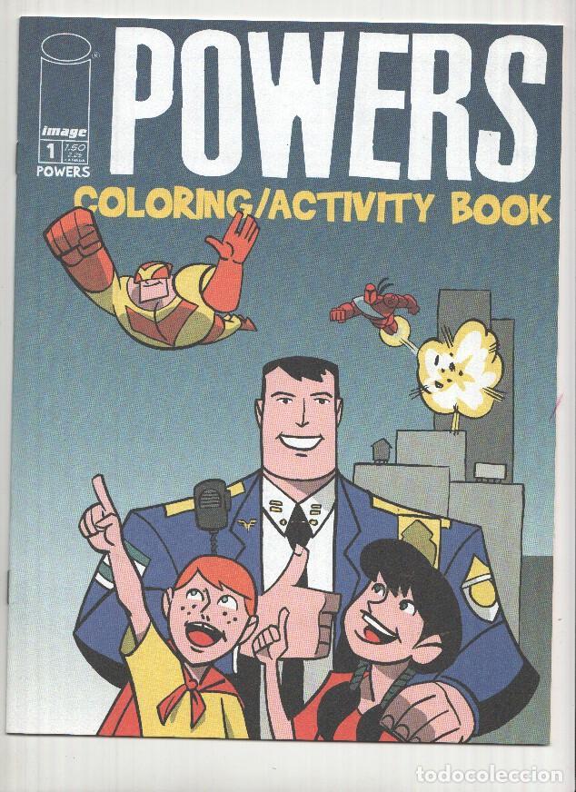 C&oacute;mics: POWERS: Coloring - Activity Book: Number 01 (Image 2001) - Brian Michael Bendis - Foto 1