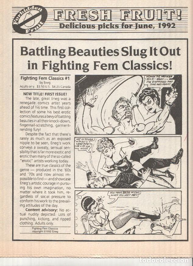 Comics: FRESH FRUIT! - June 1992 (New Releases Forbidden Fruit Comics) - Varios