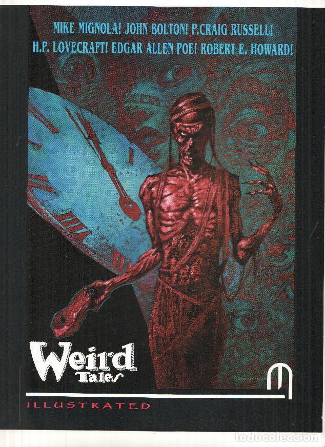 C&oacute;mics: MILLENIUM PUBLICATIONS - WEIRD TALES ILLUSTRATED (Diptico Publicitario) - Varios