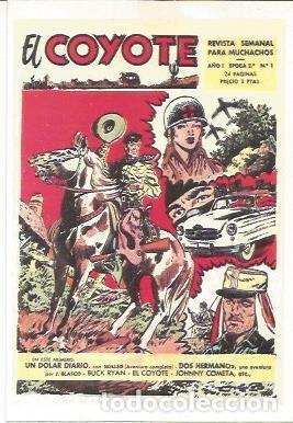 C&oacute;mics: Ficha tebeo 5728: El Coyote, a&ntilde;o 1954 - Varios - Foto 1