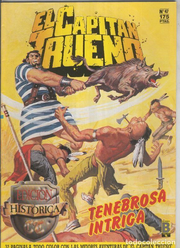 Comics: El Capitan Trueno edicion historica numero 047:Tenebrosa intriga - Victor Mora-Ambros-Pardo-Antonio