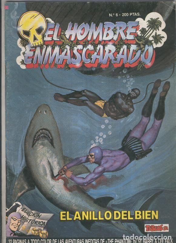Comics: El Hombre Enmascarado numero 06 (numerado 1 en trasera) - Lee Falk