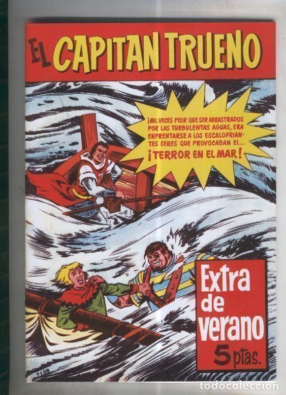 C&oacute;mics: Facsimil: El Capitan Trueno extra verano 1960: Terror en el mar - Varios - Foto 1