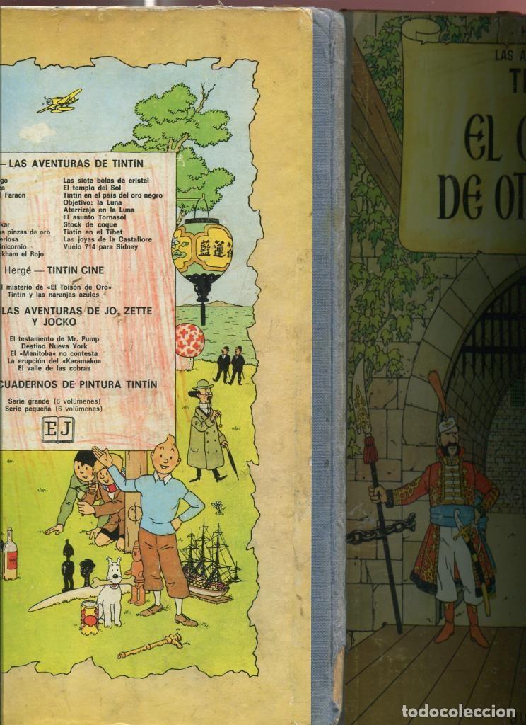Comics: Tintin: el cetro de Ottokar (lomo tela, mal estado cubierta, quinta edicion 1972) - Herge