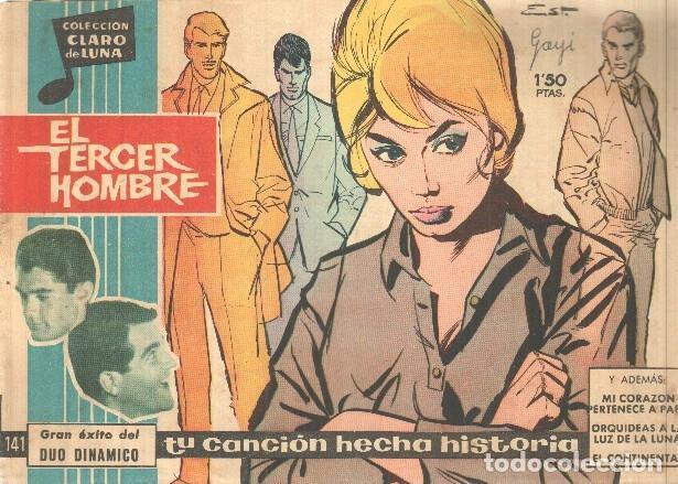 C&oacute;mics: Claro de Luna numero 141: El tercer hombre (Duo Dinamico) (numerado 2 en trasera) - Duo Dinamico-Gom