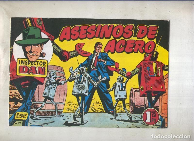 C&oacute;mics: Inspector Dan facsimil numero 62: Asesinos de acero - Eugenio Giner - Foto 1