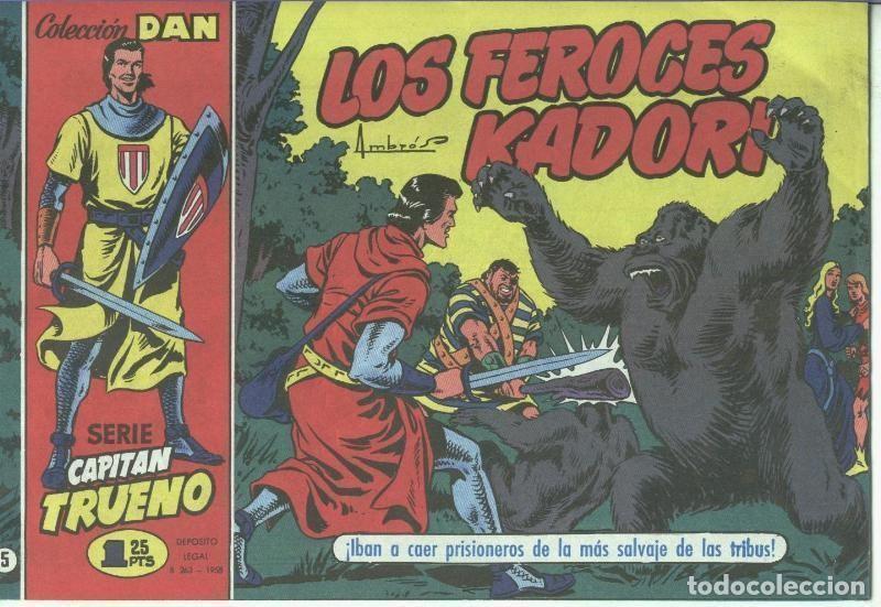 Comics: El Capitan Trueno facsimil El Periodico numero 005: Los feroces kadori - Ambros
