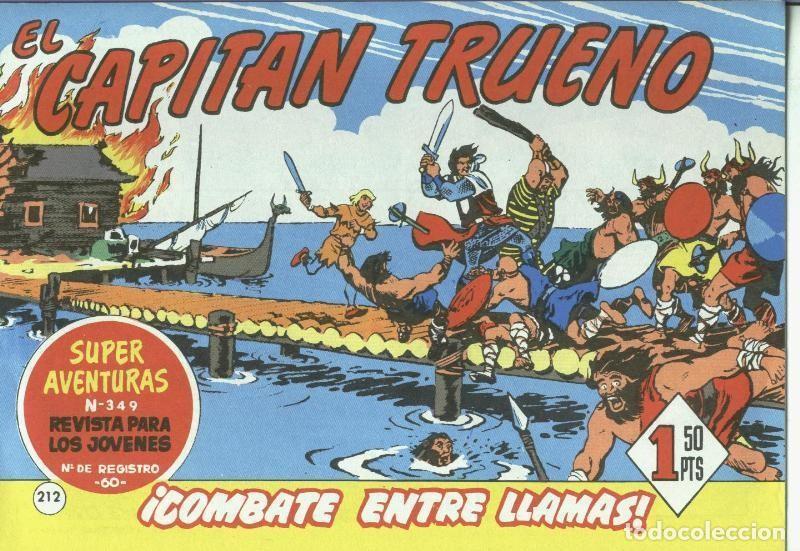 Comics: El Capitan trueno facsimil numero 212: Combate entre llamas - Angel Pardo-Victor Mora