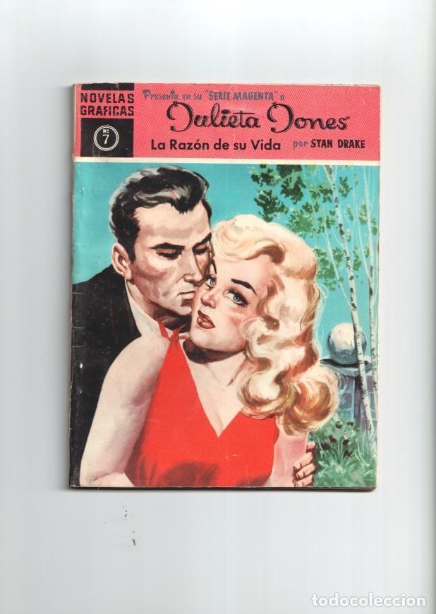 Comics: Dolar: Novelas Graficas serie Magenta: Julieta Jones numero 07: La razon de su vida - Stan Drake