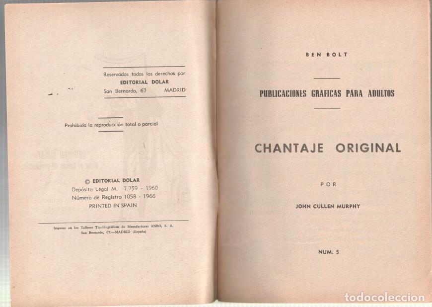 Comics : Dolar: Heroes modernos 2a epoca numero 05: Ben Bolt: Chantaje original - John Cullen Murphy