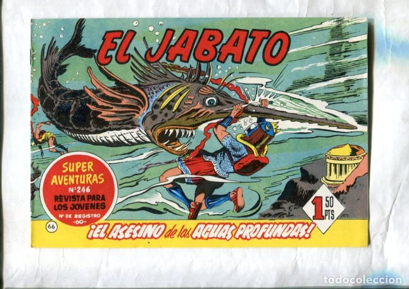 Comics: El Jabato facsimil numero 066: El asesino de las aguas profundas (trasera propaganda del capitan tru